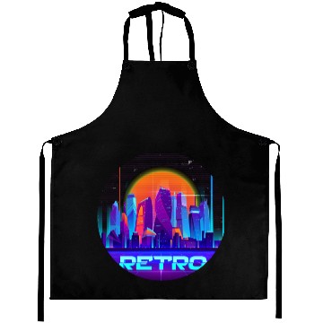 Discover Synthwave Space: Retrowave Aprons