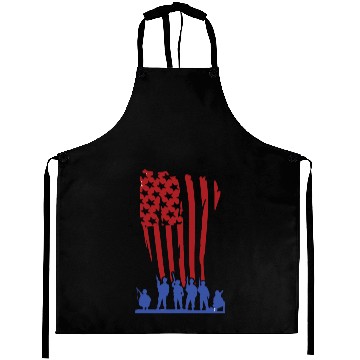 Discover Armed Forces Flag with Soldiers Aprons
