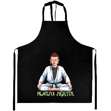 Discover Buddha - BJJ Jiu-Jitsu, Grappling and MMA Gift Aprons