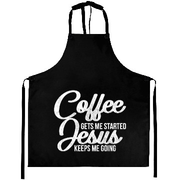 Discover Coffee Jesus Gift Aprons