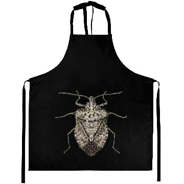 Discover Stink Bug Bedazzled Aprons