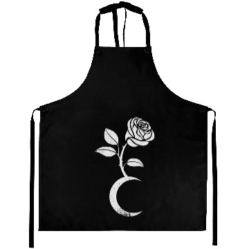 Discover Witchcraft Aprons Moon Rose Occult Gift