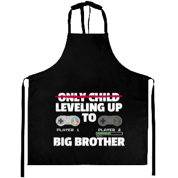 Discover Only Child Leveling Up To Big Brother Aprons