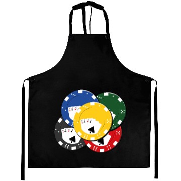 Discover Poker Chips Casino Gift Aprons
