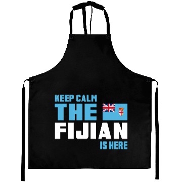Discover Keep Calm Fiji / Gift Flag Aprons