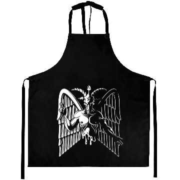 Discover Dark Goat Baphomet - Satanic Lucifer Beelzebub Aprons