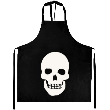 Discover skeleton head Halloween Aprons