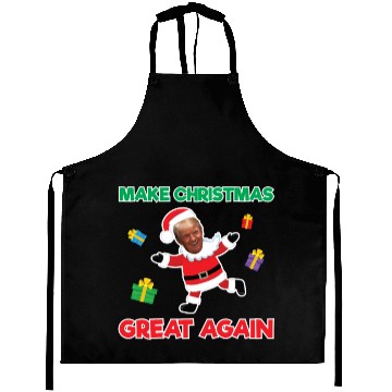 Discover Make Christmas Great Again Aprons
