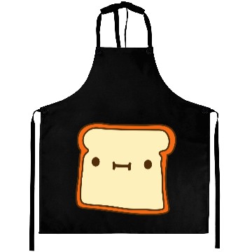 Discover toast bread slice bun sweet cute Aprons