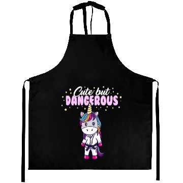 Discover Cute But Dangerous Unicorn Jiu Jitsu MMA Aprons