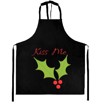 Discover Kiss Me Mistletoe Aprons