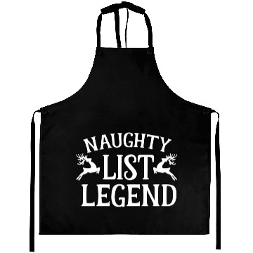 Discover Naughty List Legend - White Aprons