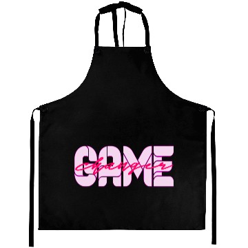 Discover game changer purple pink Aprons