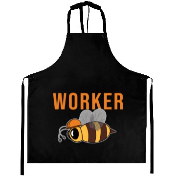 Discover Funny Bug Lover Worker Bee Comical Aprons