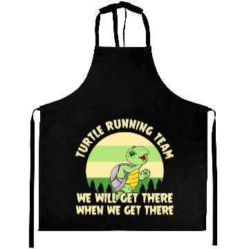 Discover Turtle Running Team Aprons