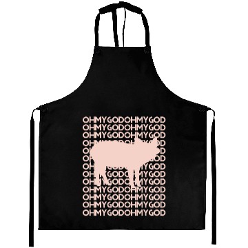 Discover Pig Oh my God Aprons
