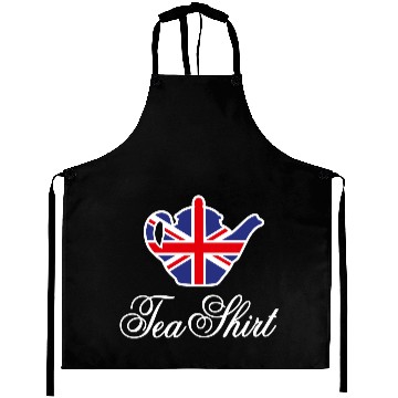 Discover Tea Aprons British teapot Union Jack UK tea pun