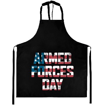 Discover US FLAG ARMED FORCES DAY SUPPORT Aprons