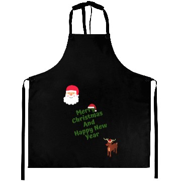 Discover Santa And Rudolph Aprons