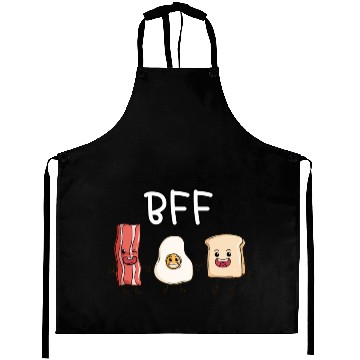 Discover Fried egg bacon and toast best friends forever Aprons