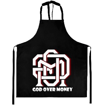 Discover God Over Money Aprons