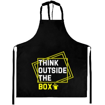 Discover Think Different Clever Border Plate Gift Box Aprons