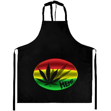 Discover REGGAE, MARLEY, RASTA, RASTAFARI, HEMP DESIGN Aprons