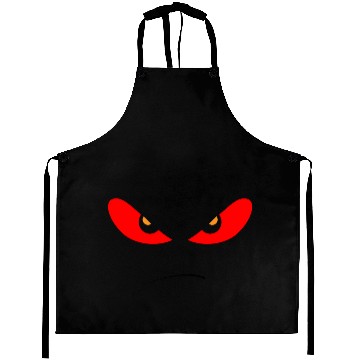 Discover Red angry eyes Aprons