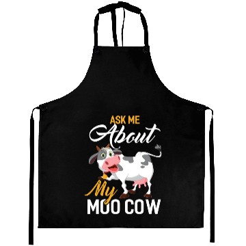 Discover Ask Me About My Moo Cow Aprons