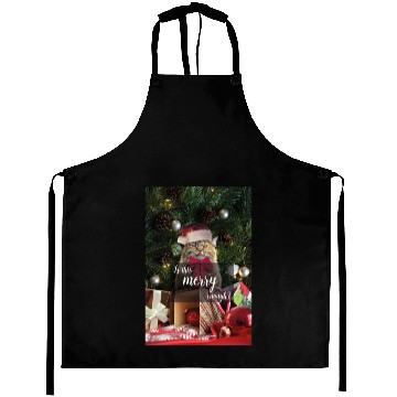 Discover Grumpy cat is this merry (christmas) enough Aprons