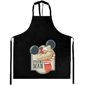 Discover Strongman retro muscle man Aprons