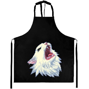 Discover 8 bit Screamin Thurston the Cat meme 2 Aprons
