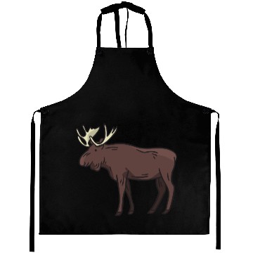 Discover Moose deer antler reindeer gift gift idea Aprons