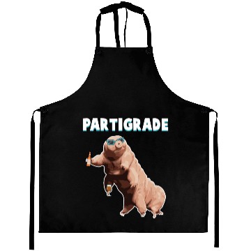 Discover Tardigrade Water Bear Microbiologist Student Party Aprons