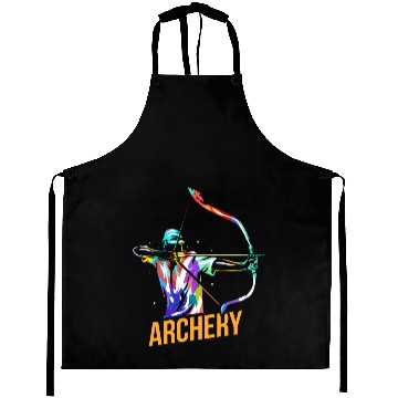 Discover Bow Archery Longbow Gift Aprons