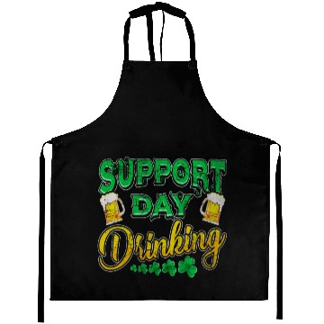 Discover Support Day Drinking St Patricks Day Aprons