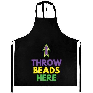 Discover Throw beads here mardi gras party themed Aprons