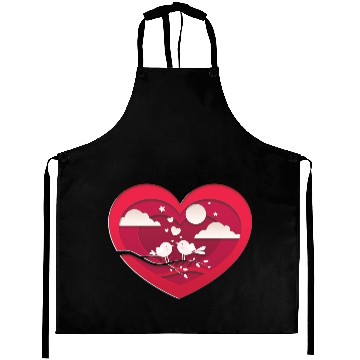 Discover love bird Aprons