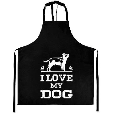 Discover I love my Dog Aprons