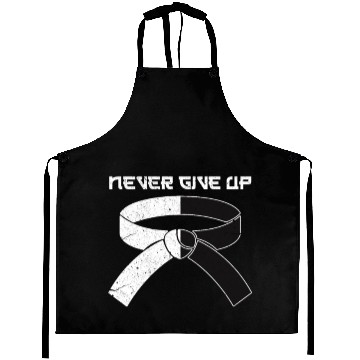 Discover Karate Never Give Up Aprons