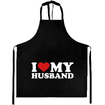 Discover I love my husband Aprons