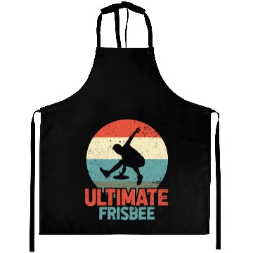 Discover Disc Golf Ultimate Frisbee Retro Aprons