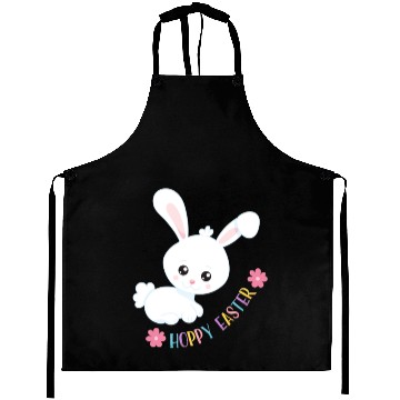 Discover Kids Easter Hoppy Easter Bunny White Bunny Aprons