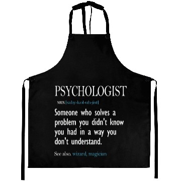 Discover Funny Psychologist Definition Aprons Psychology Gift