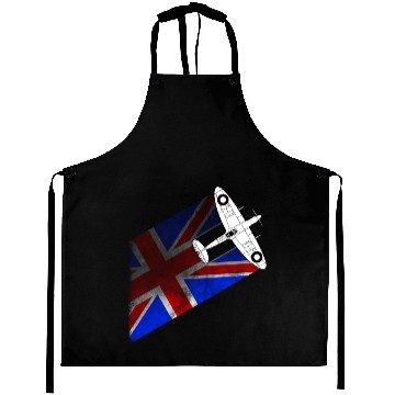 Discover Spitfire UK Flag Mk.1 RAF British WWII Aprons