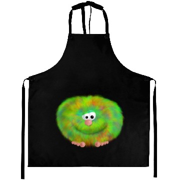 Discover Smiling Shaggy Bobble Monster Aprons