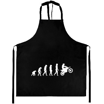 Discover Dirt Bike Motocross Evolution Darwin Gift Aprons