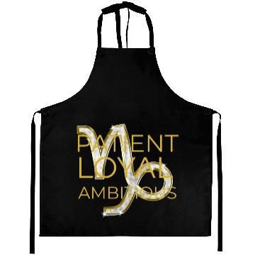 Discover GOLD CAPRICORN Aprons