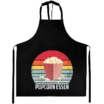 Discover EATING POPCORN Aprons