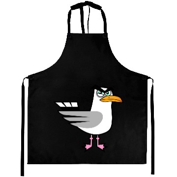 Discover Angry Seagull Aprons
